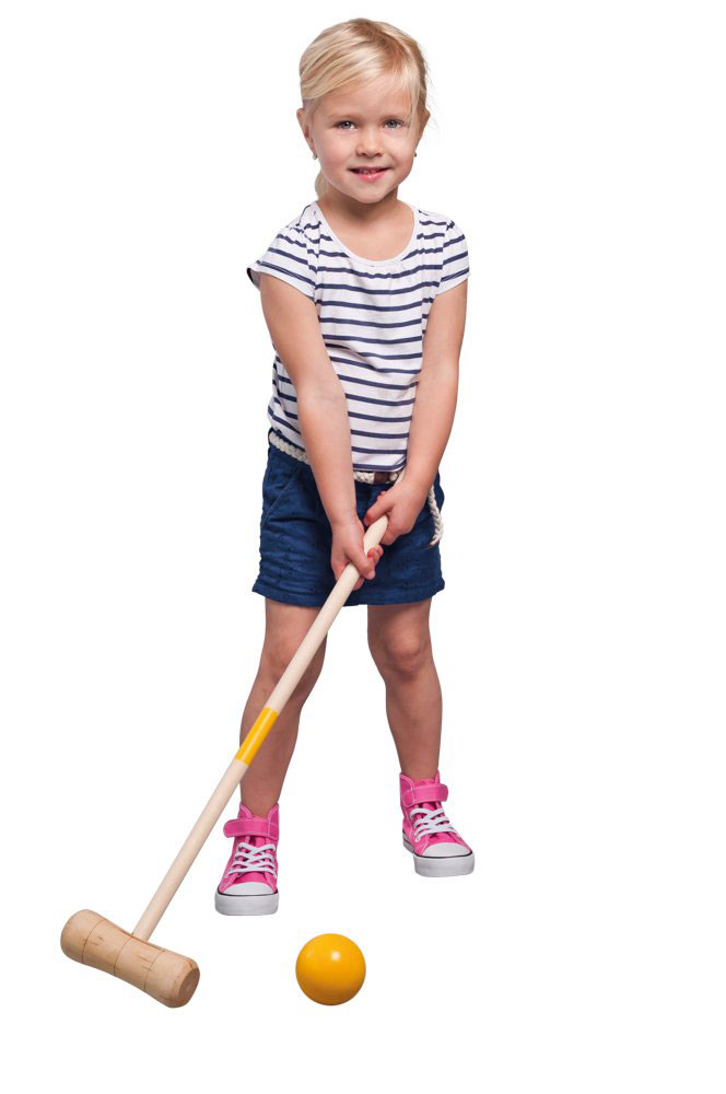 WOODY Dečji komplet za igru Kroket 90667 - detalj