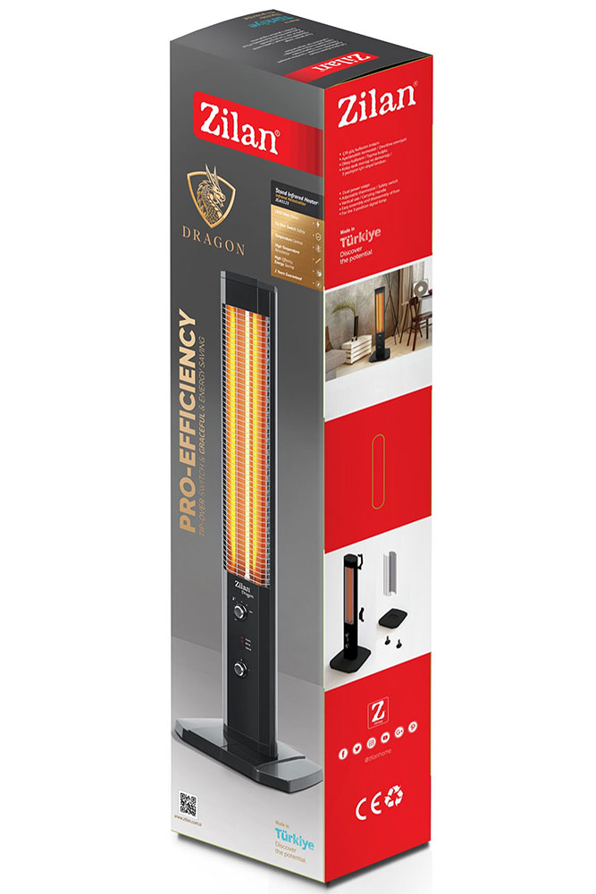 Vertikalna grejalica Zilan Dragon ZLN3123 - detalj
