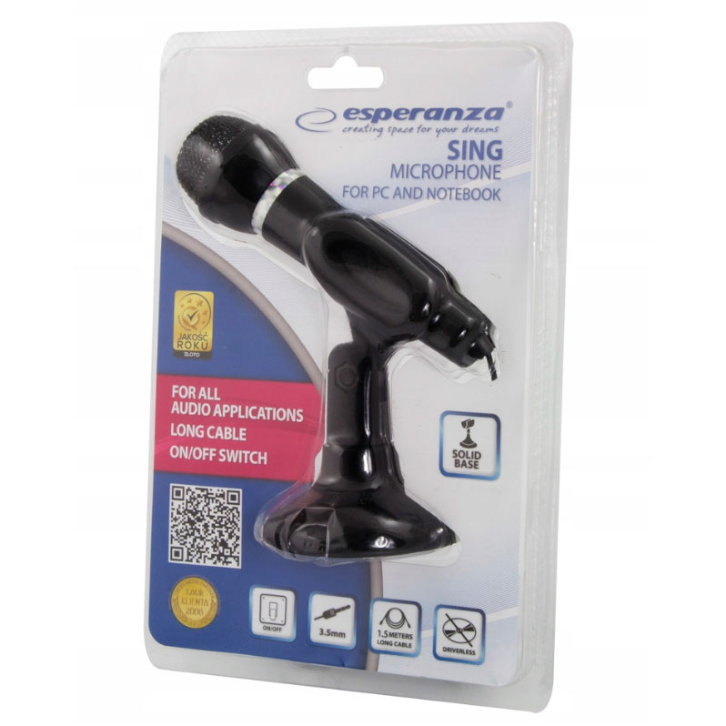 Esperanza mikrofon EH180 - detalj