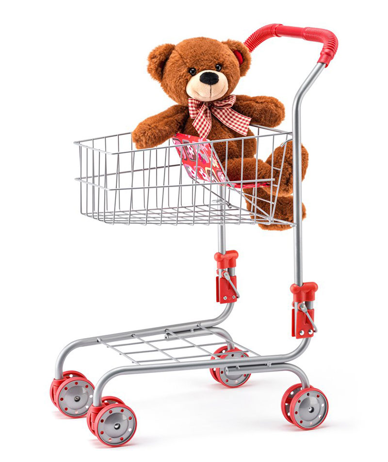 WOODY Igračka Kolica za supermarket 91521 - detalj