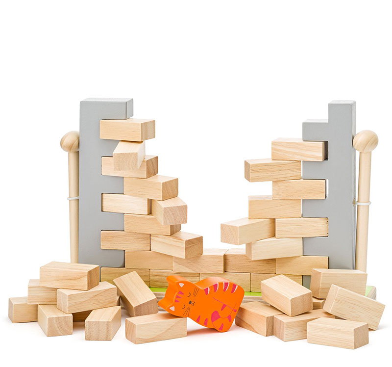 WOODY Društvena igra Mačka na zidu 91353 - detalj