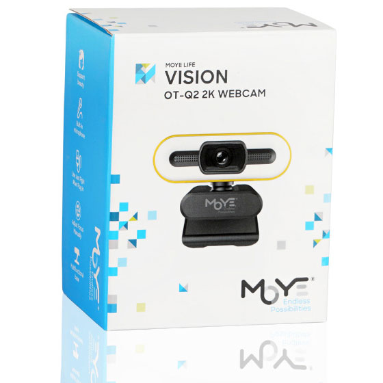 Moye Vision 2K Webcam - detalj
