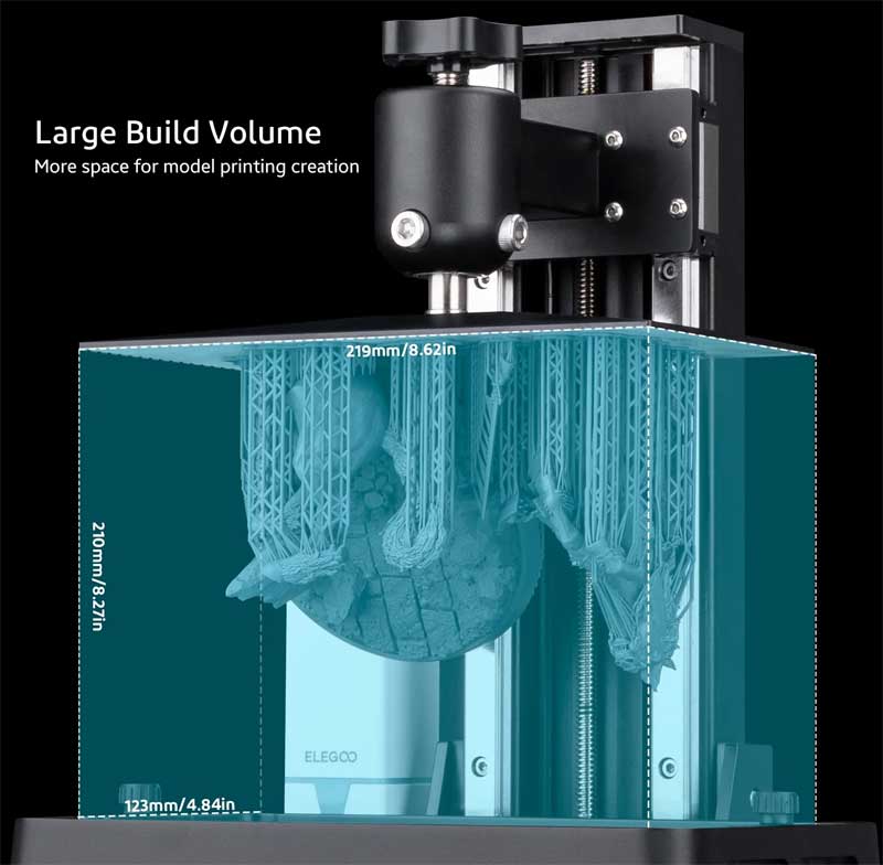 3D Štampač Elegoo Saturn 8K mSLA - detalj