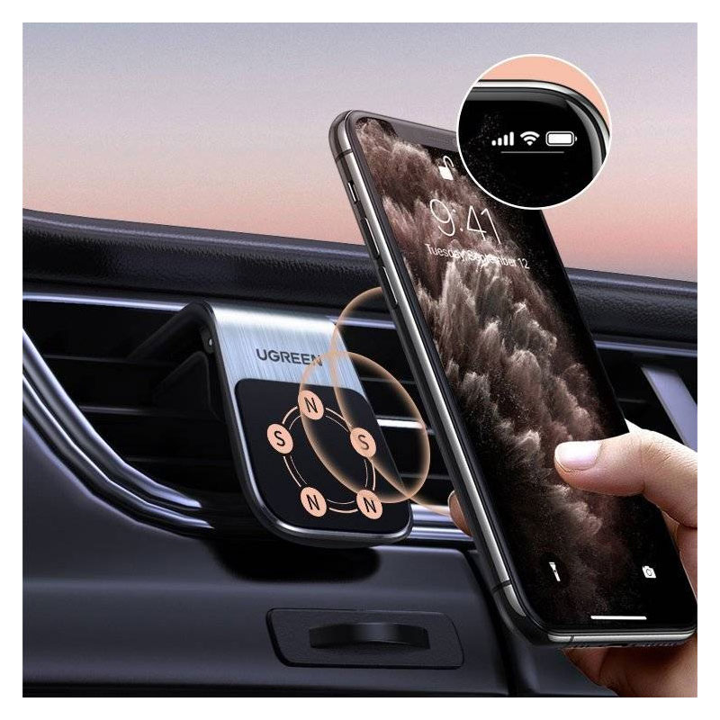 Magnetni ventilacioni auto držač za mobilni Ugreen LP290 - detalj