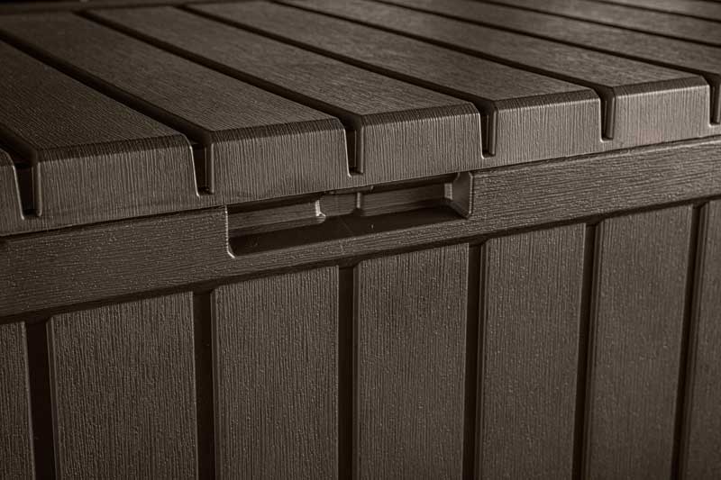 Sanduk za odlaganje stvari Keter Kentwood 350L Brown 249461 - detalj