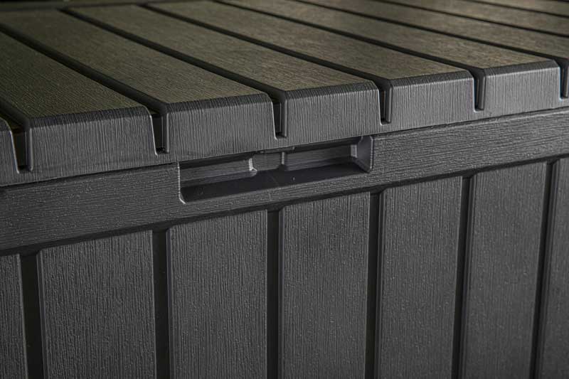 Sanduk za odlaganje stvari Keter Kentwood 350L Grafit 249462 - detalj