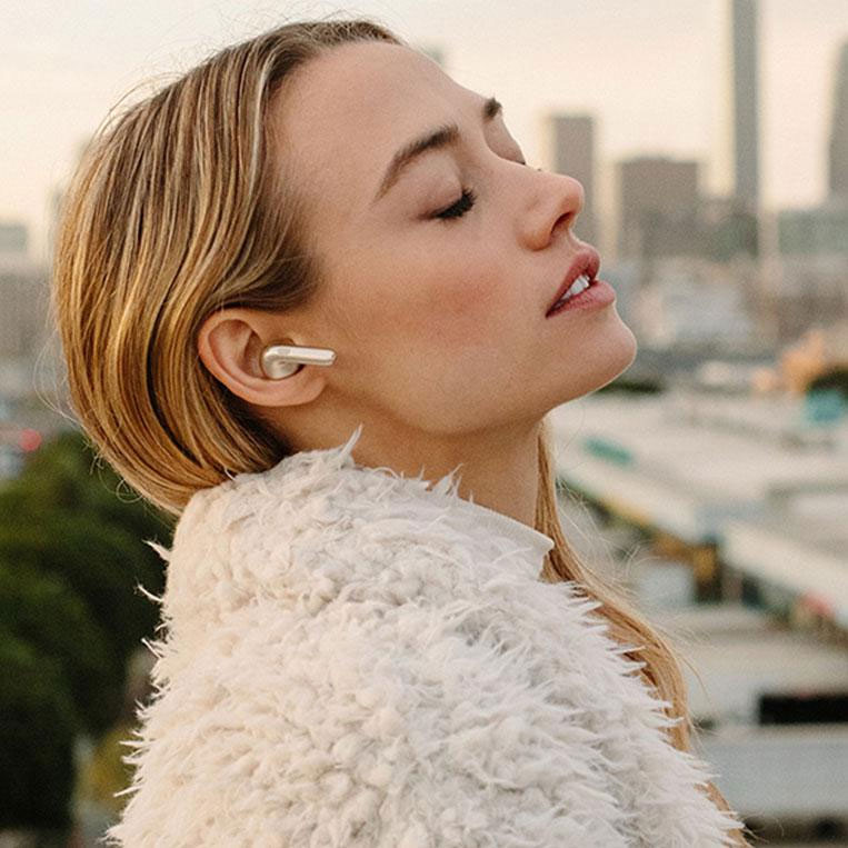 Bluetooth slušalice Happy Plugs Air 1 Zen White - detalj