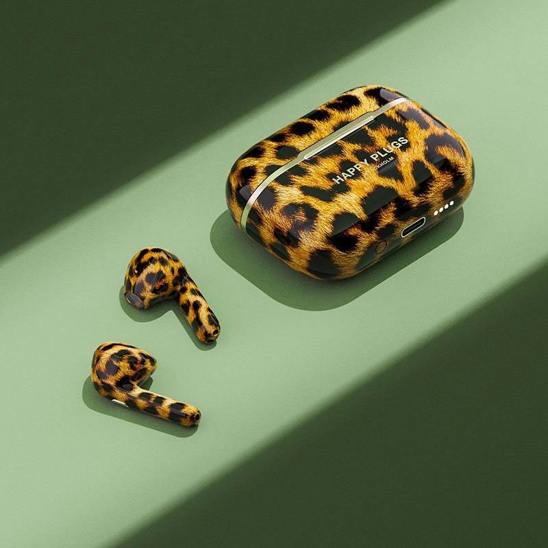 Bluetooth slušalice Happy Plugs Hope Leopard - detalj