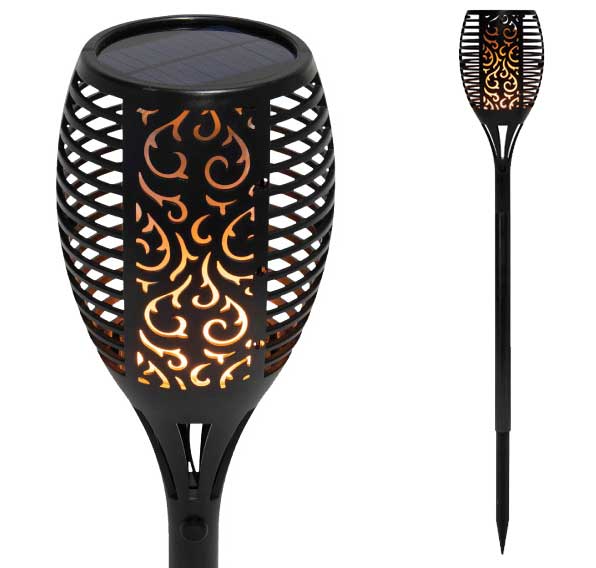 Solarna LED lampa sa efektom plamena Baklja MX300 - detalj