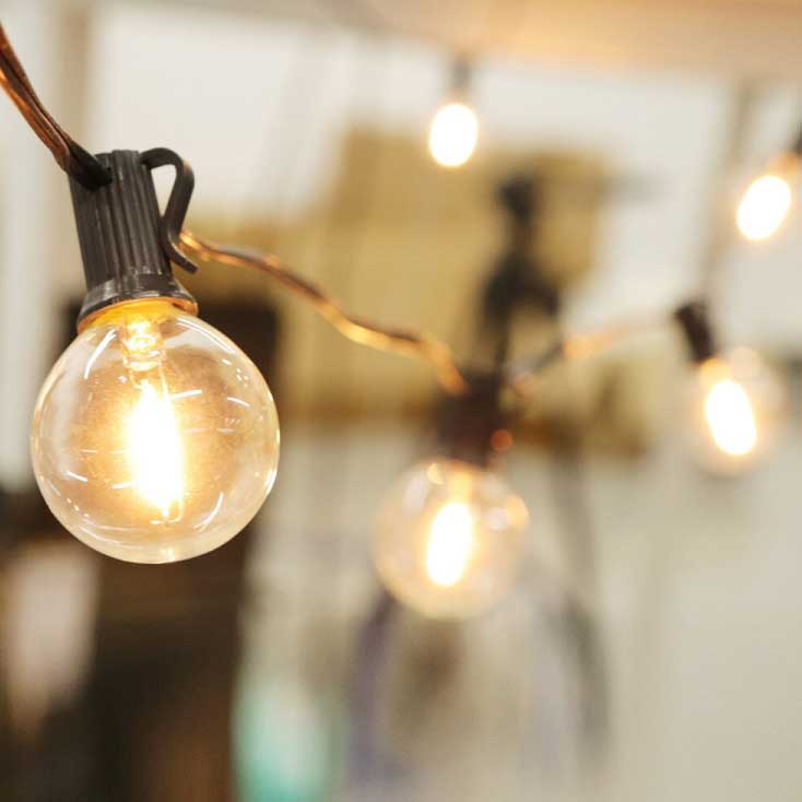 Niz od 10 LED sijalica sa solarnim napajanjem 5.5m RTV100004 - detalj