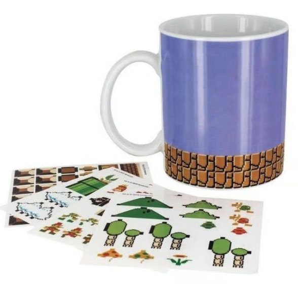 Super Mario Bros. šolja Napravi Svoj Nivo - detalj