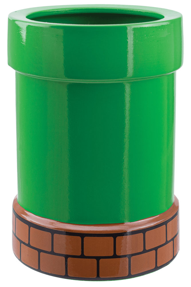 Super Mario Bros. Warp Pipe držač za olovke - detalj