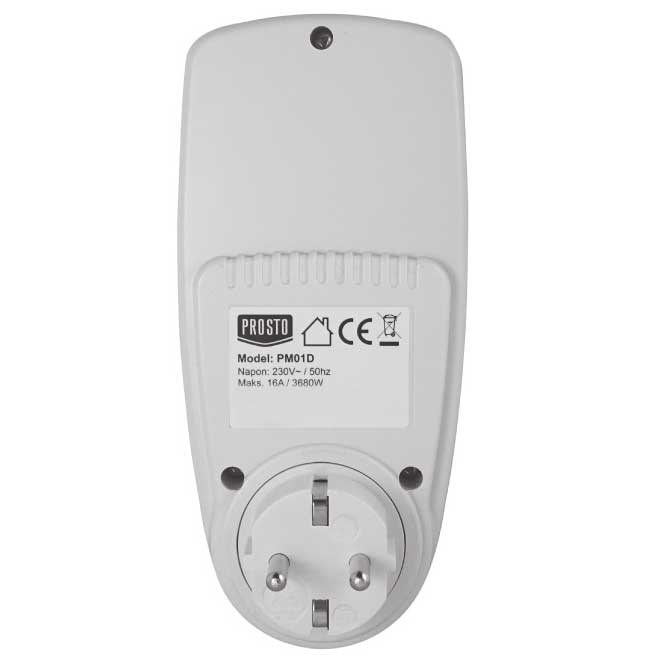 Merač potrošnje električne energije PM01D - detalj