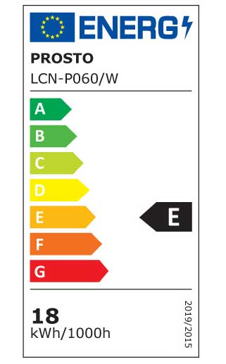 LED lampa sa prekidačem 60cm 18W IP40 - detalj