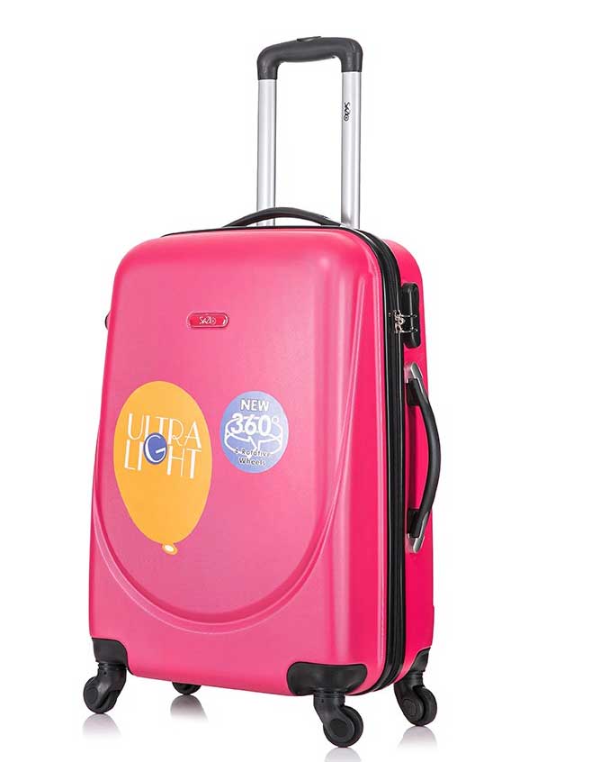 Koferi Za Putovanje Empire Monaco Komplet Od 3 ABS Pink Kofera - detalj