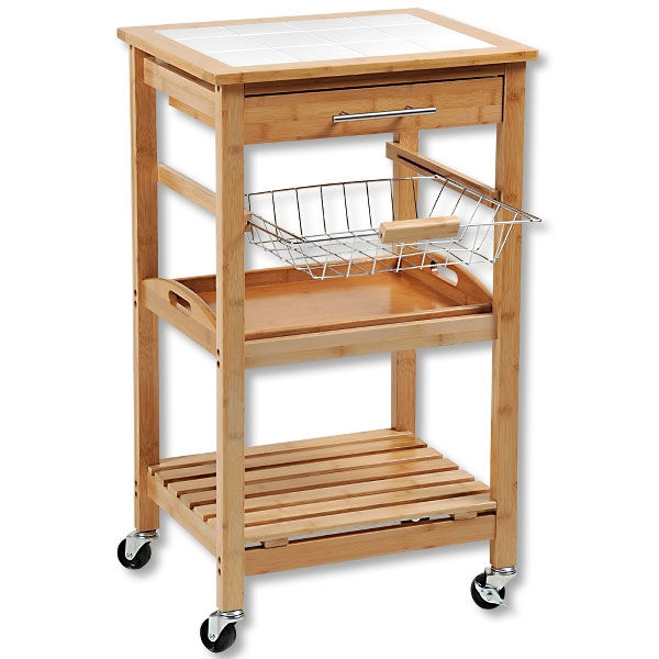 Višenamenska polica sa točkićima Kesper 25776 - detalj