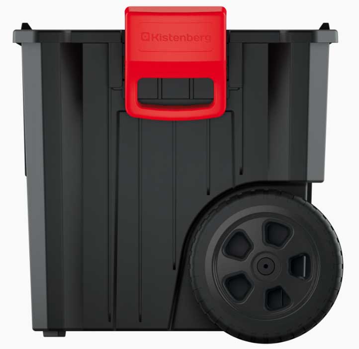 Velika dvodelna kutija za alat sa točkićima Kistenberg KHVW - detalj