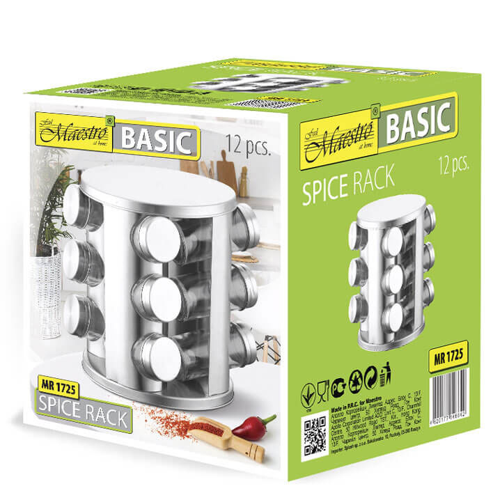 Maestro stalak za začine sa 12 teglica MR-1725 - detalj