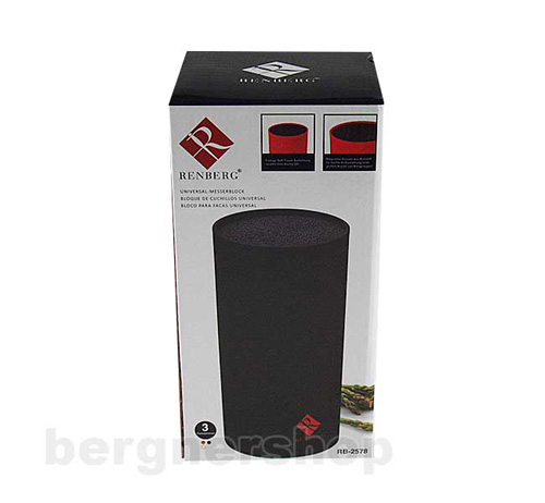 Bergner Stalak za noževe Renberg black RB-2578-B - detalj