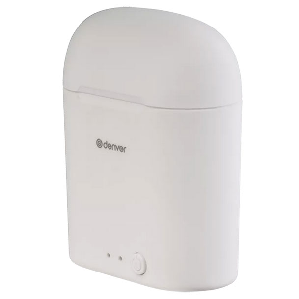 True Wireless Bluetooth Earbuds Denver TWE-46 White - detalj