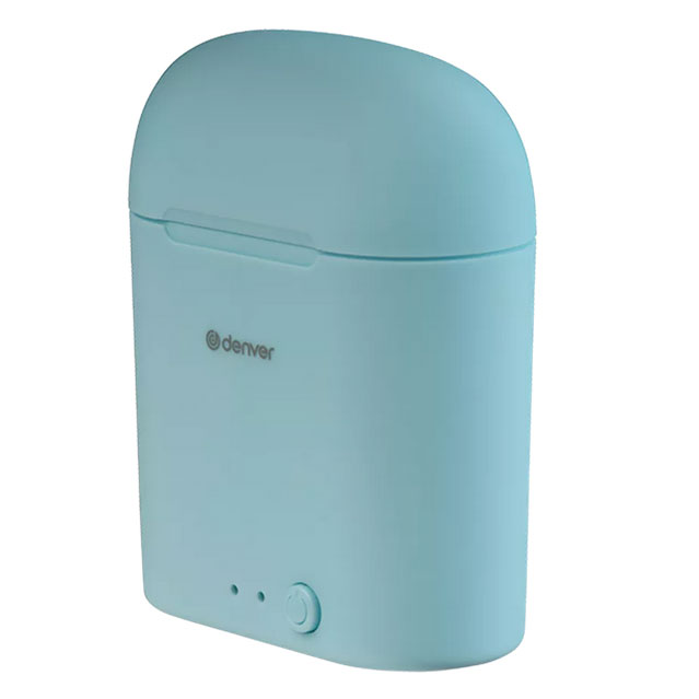 True Wireless Bluetooth Earbuds Denver TWE-46 Light Blue - detalj