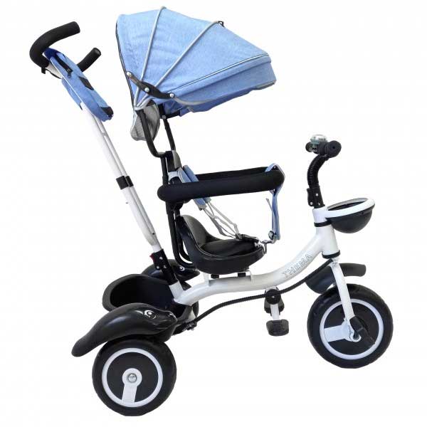 Dečiji tricikl Guralica Sa tendom TS-62 Plava - detalj