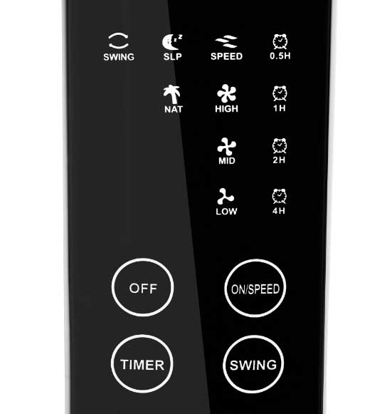 Podni ventilator sa daljinskim upravljačem 40cm 60W Adler AD 7328 - detalj