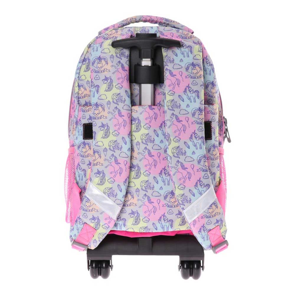Školski ranac sa točkićima Play Trolley Unicorn - detalj