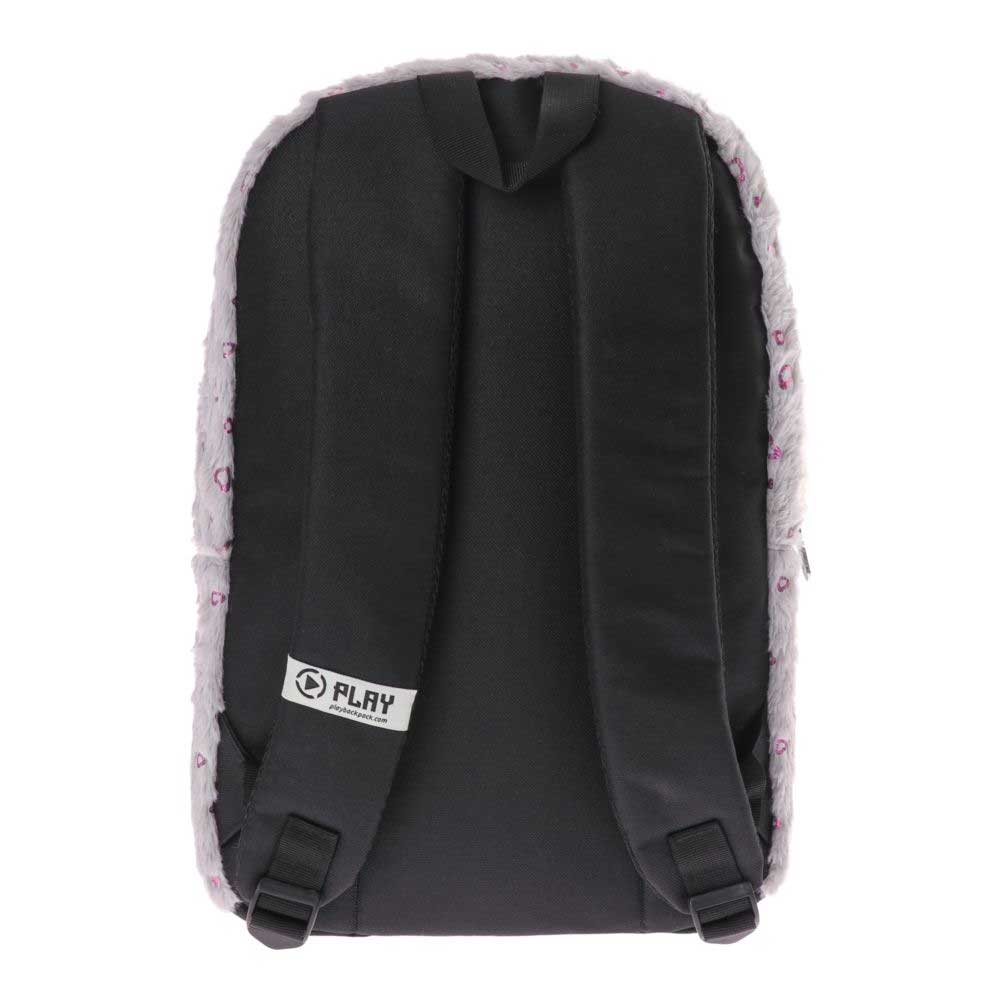 Ranac Play Pop fashion Grey plush - detalj