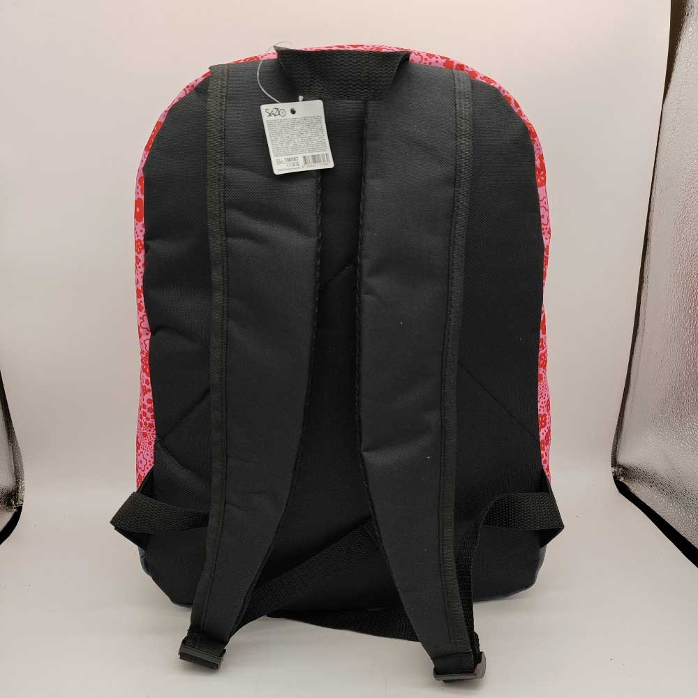 Školski ranac Dakota Red flowers - detalj