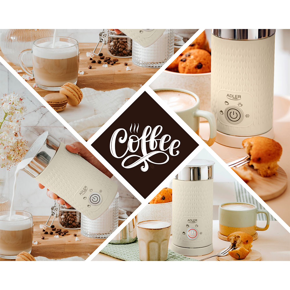 Aparat za pravljenje pene od mleka i mlečnih napitaka Adler AD 4495 - detalj