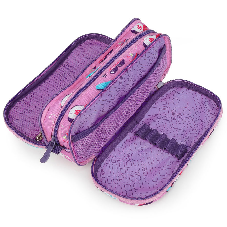 Školska pernica sa tri odeljka Gabol Roller 232542-019 - detalj