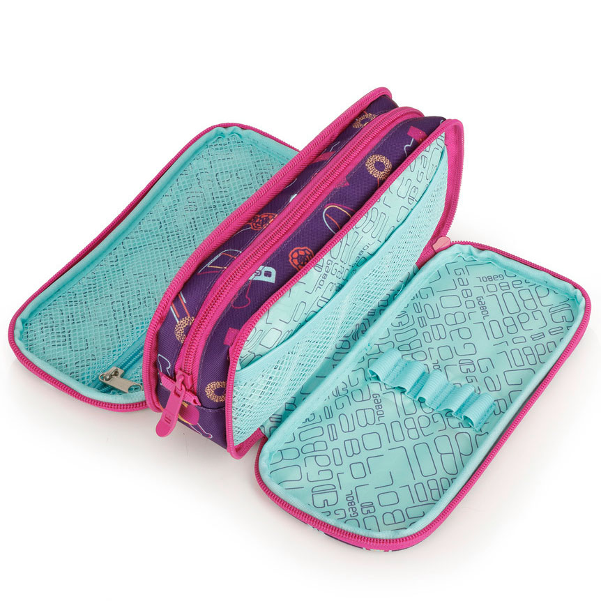 Školska pernica sa tri odeljka Gabol Diary 232842-029 - detalj