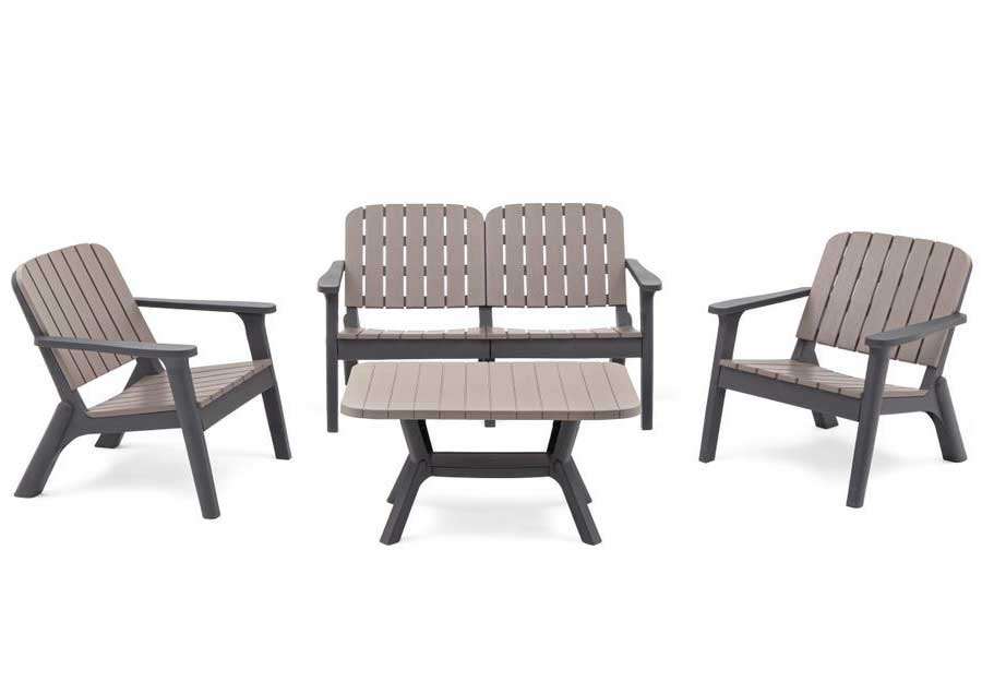 Tilia Garnitura za baštu ili terasu Silva Mink Anthracite - detalj