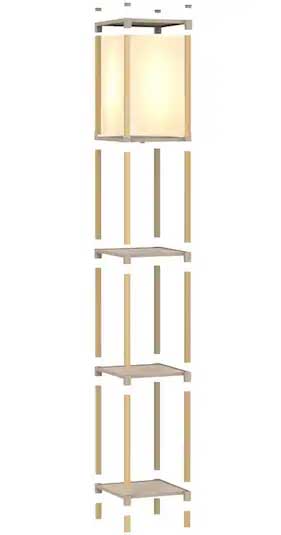 Podna Lampa Sa Policama Sinbo - detalj