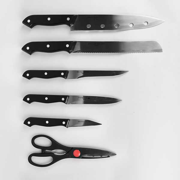 Komplet kuhinjskih noževa sa drvenim stalkom Maestro MR 1400 - detalj