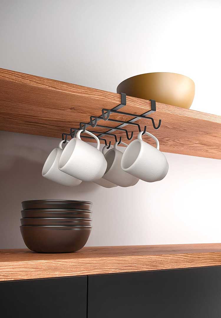 Nosač Za šoljice Za Kafu Metaltex MyMug Lava - detalj