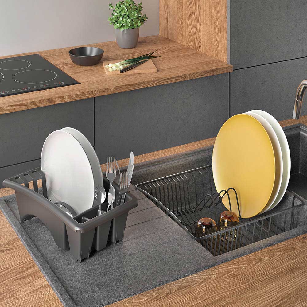 Metaltex Stalak za sušenje posuđa AquaTex Plus Lava - detalj