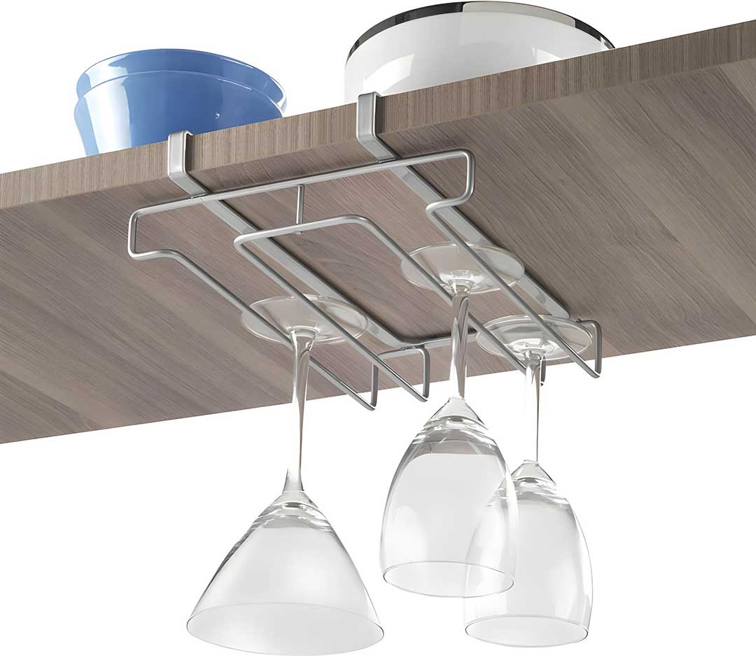 Nosač Za Čaše sa Stopom - Metaltex Italija MyGlass - detalj