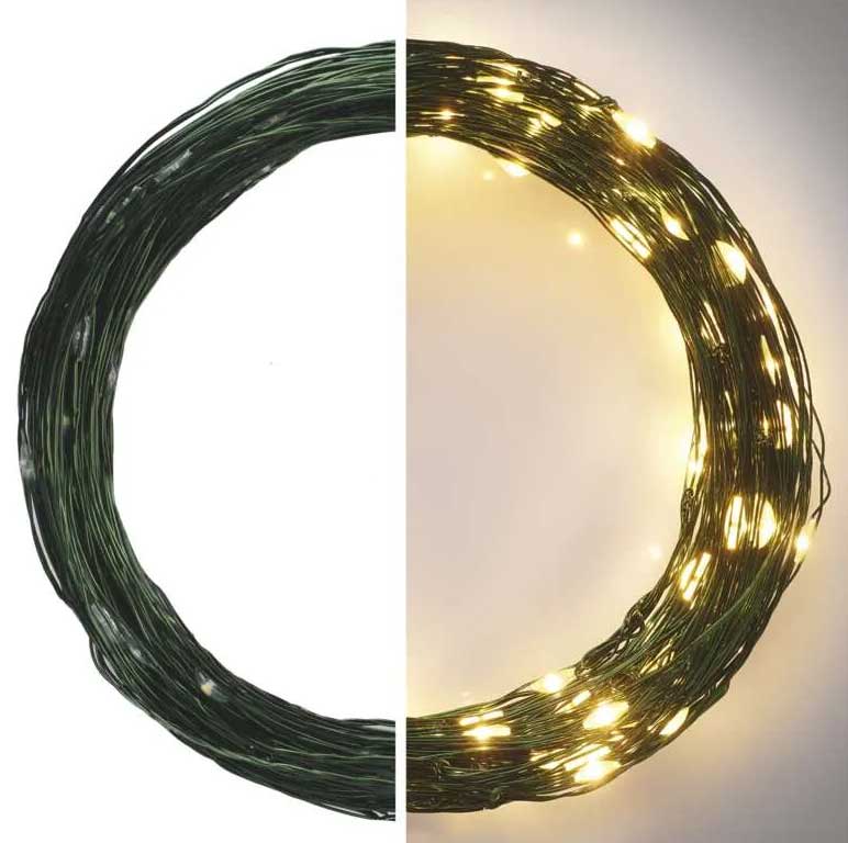 LED lampice za spoljnu upotrebu Toplo bele 150LED 15m Emos D3AW05 - detalj