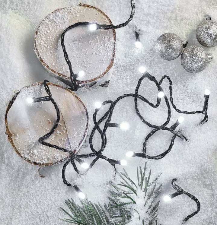 LED lampice sa 180 hladno belih dioda Multi-Effect Emos D4AC09 - detalj