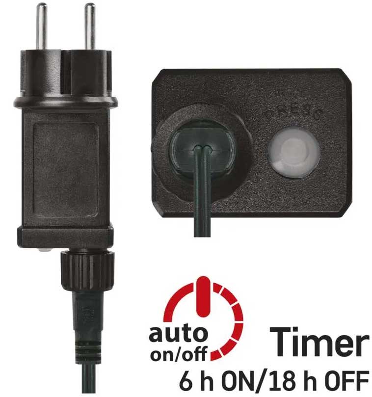 Multikolor lampice za spoljnu upotrebu Sa tajmerom 300 LED 30m Emos D5AM04 - detalj