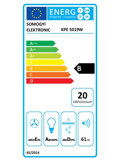 Home Kuhinjski aspirator sa alu filterom Storm Black - detalj