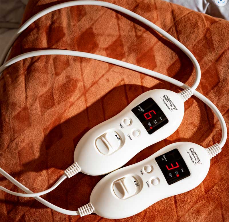 Električno grejno ćebe sa tajmerom 150x160 Camry CR 7436 - detalj