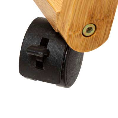 Kuhinjska Polica Merdevine Sa Točkićima Crvene Žice - detalj