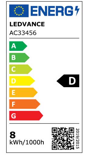 Nadogradiva LED lampa 57cm 8W Hladno bela - detalj