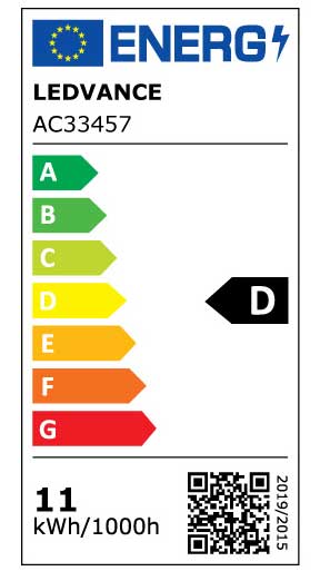 Nadogradiva LED lampa 87cm 12W Toplo bela - detalj