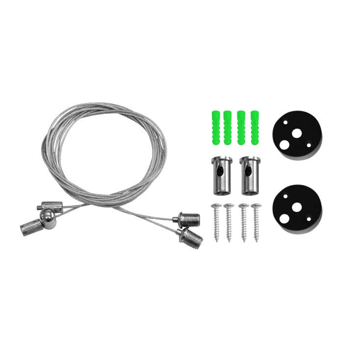 Viseća LED lampa sa promenljivom bojom svetla 60W LLS-D50-60/CCT-BK - detalj