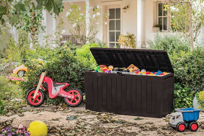 Veliki sanduk za odlaganje Marvel Plus 270 Litara Braon - detalj