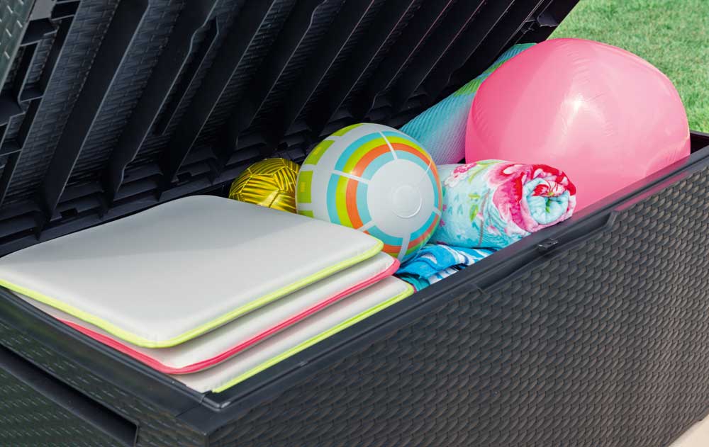 Sanduk za odlaganje velikog kapaciteta 305L Capri Braon - detalj